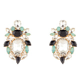 Crystal Bug Earring